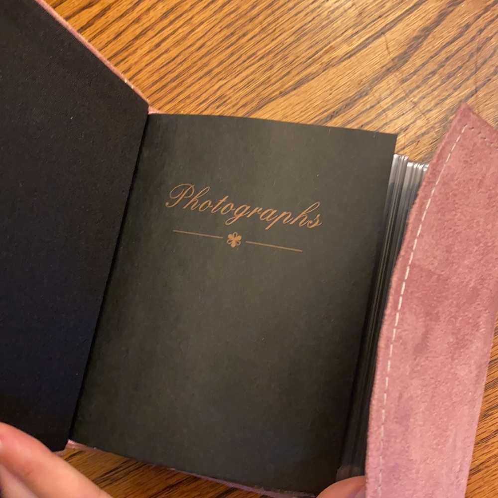 Vintage Y2K Pink Suede Magnetic Snap Photo Album Picture Book Keepsake Memories - Picture 3 of 8